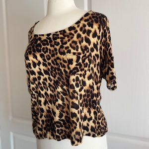 Leopard Print Crop Top
